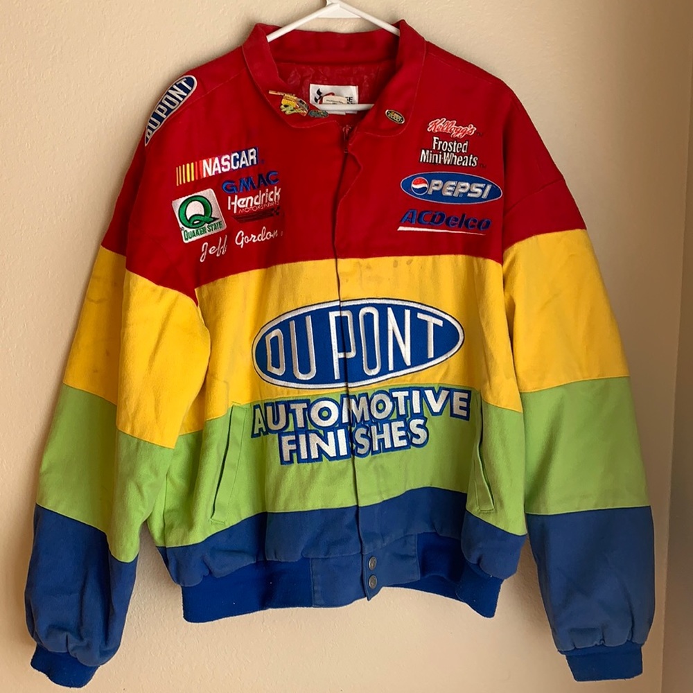 Authentic Vintage 1990s Jeff Gordon Chase Authentics Nascar Jacket